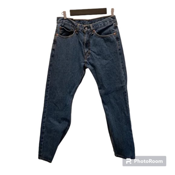 Levi's 505 Regular Fit Blue Jeans 34W x 32L - Picture 3 of 9